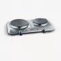 Placa de cocina de sobremesa Severin DK 1014 con placa cerrada 2 zonas control por mandos giratorios