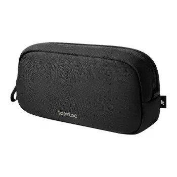 Funda accesorio Tomtoc Light-T12 de Tomtoc (negro) — organizador compacto para cables y accesorios pequeños