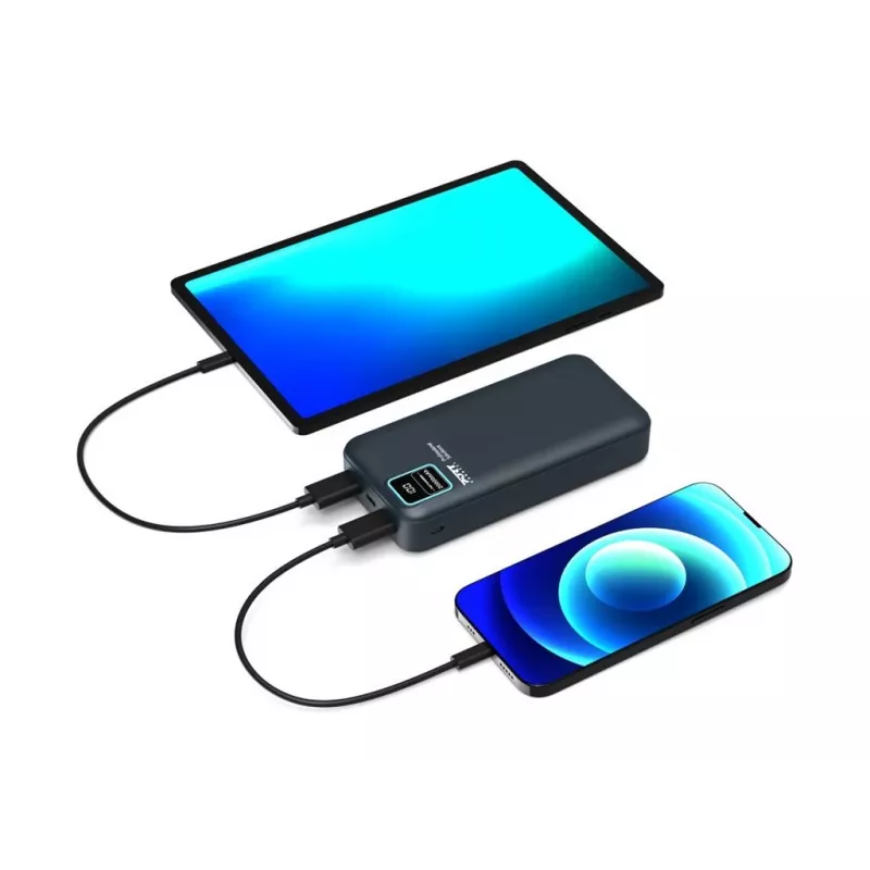 Batería externa portátil Port Designs 907002 20000 mAh carga rápida