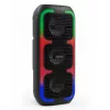 Altavoz estéreo portátil SQUEAK SQ1009 – Bluetooth 5.3, 45 W RMS, 10 h de autonomía, FM, USB, AUX, LED, 1800 mAh, negro