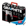 Taladro con empuñadura de pistola Graphite 58G728, 3000 rpm, portabrocas de corona dentada, 1,3 cm