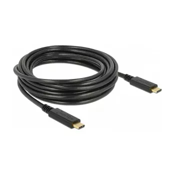 Cable USB DeLOCK 85206 USB 2.0 4 m USB C negro