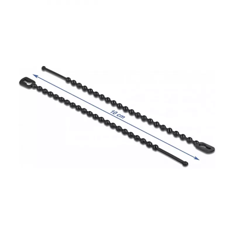 Bridas de cable DeLOCK 19566 L 100 x An 2,4 mm negro 100 uds.