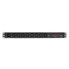 Logilink IP PDU Control Unit - unidad de distribución de corriente (montaje en rack) - corriente alterna 110-240 V - Ethernet - entrada IEC 60320 C20 - salida