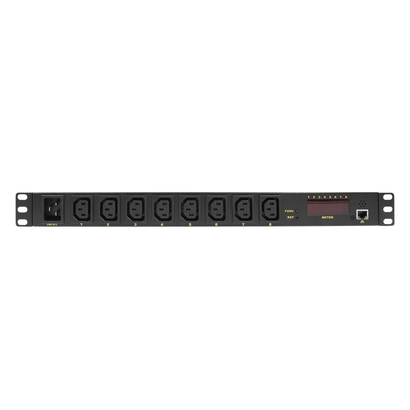 Logilink IP PDU Control Unit - unidad de distribución de corriente (montaje en rack) - corriente alterna 110-240 V - Ethernet - entrada IEC 60320 C20 - salida