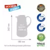Termo ROTPUNKT, 1,0 l, ristretto (negro)