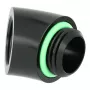 Adaptador Barrow 45° G1/4 rosca macho a G1/4 rosca hembra, Negro TDWT45-V2 B