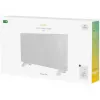 Radiador eléctrico de convección Hombli HBCH-0309, 2000 W, calefacción de fibra de carbono, para interior suelo/pared, blanco