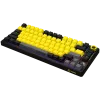 Teclado gaming mecánico inalámbrico LORGAR KBP7075W — Negro/Amarillo, distribución EN