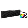 Refrigeración líquida AIO Montech Hyper Flow ARGB 360 mm negra – radiador de 360 mm, ARGB, refrigerador de CPU cerrado