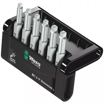 Juego de puntas de destornillador Wera Bit-Check 6 uds.