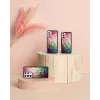 Funda para smartphone iKins para Samsung Galaxy S21+ — diseño flores acuáticas, negra