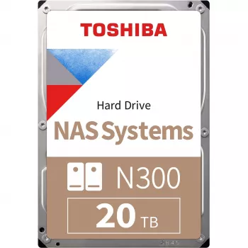 Toshiba N300 disco duro interno 20 TB 7200 rpm 512 MB 3.5 Serial ATA III