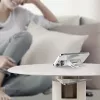 Soporte para teléfono SODI SIM-300 plata MagSafe – soporte de sobremesa para iPhone compatible con MagSafe