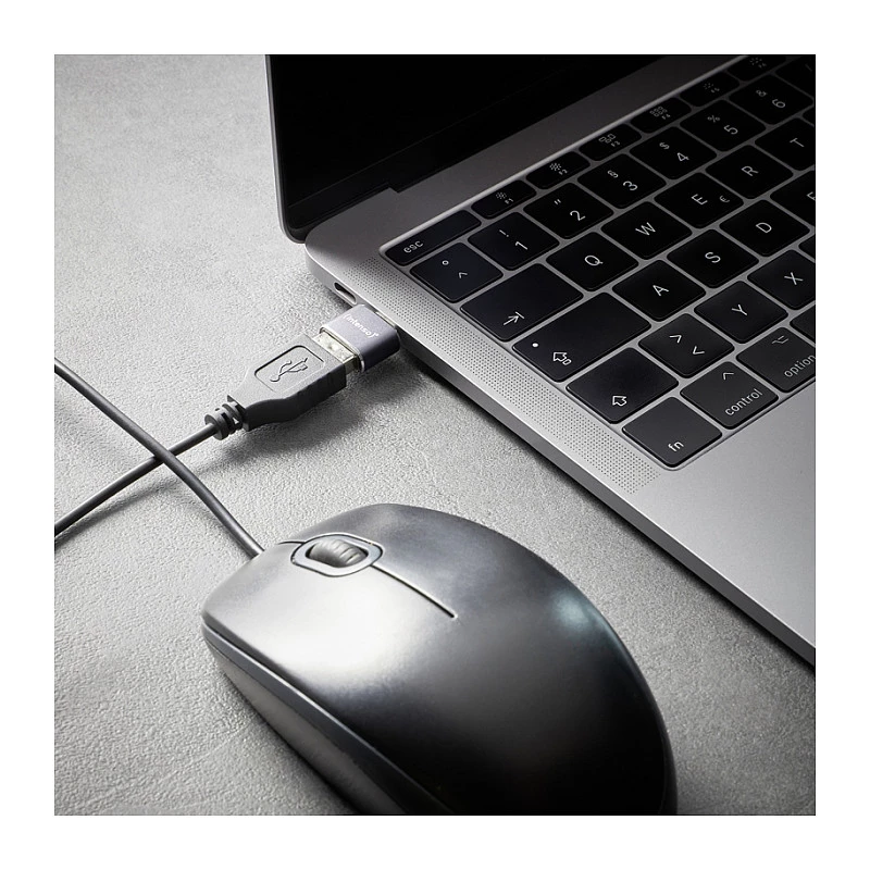 Intenso Pack de 3 Adaptador USB USB-A -> USB-C C480C aluminio