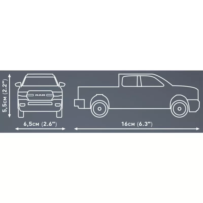 Juguete de construcción Cobi RAM 1500 24607 modelo 2 en 1, configuraciones intercambiables