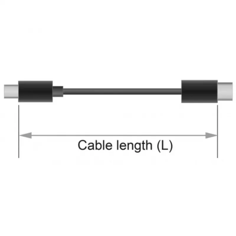 Cable SATA DeLOCK 85641 2 m eSATA negro