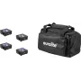 Set de paneles LED EUROLITE AKKU 3 (4× paneles con batería) con bolsa blanda