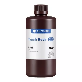 Resina fotopolímera AnyCubic Tough Resin 2.0 negra 1 kg SRX2BK-101A