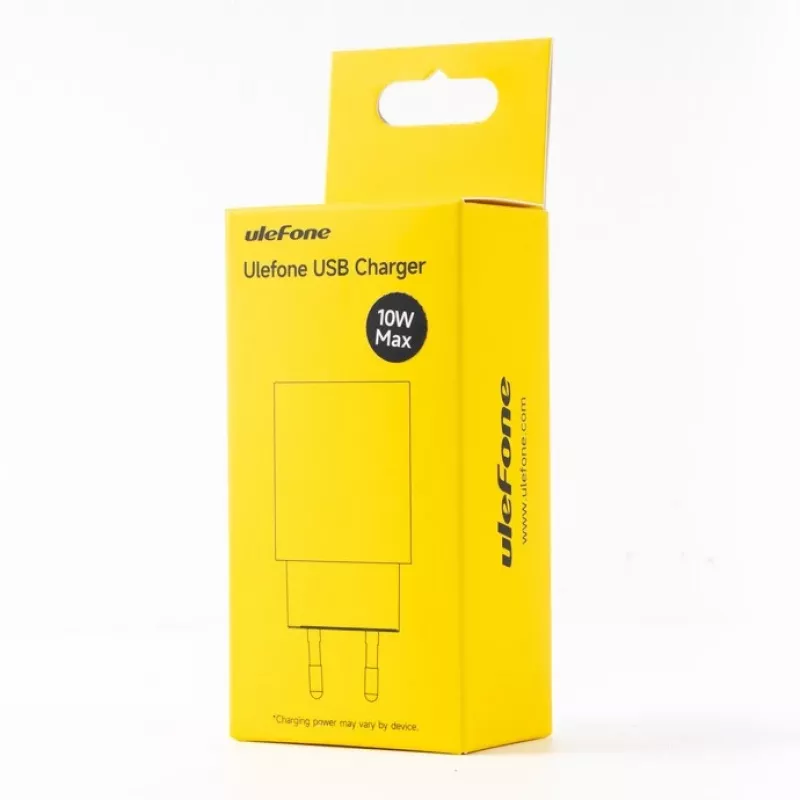 Cargador UleFone 10W para Armor X12 Pro y Tab W10 — cargador USB de 10 W para smartphones y tablets