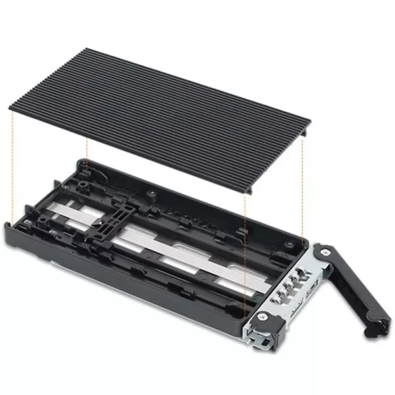 ICY DOCK ToughArmor MB834TP-B - Bahía de conexión en caliente para discos - 3.5 - Tarjeta M.2 NVMe - para ToughArmor MB833M2K-B, MB834M2K-B (MB834TP-B)