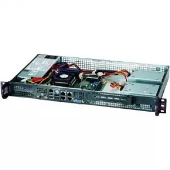 Caja de ordenador Supermicro CSE-505-203B rack (1U) negra