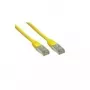 Cable de red Alcasa 1m Cat6 RJ-45 S/FTP Amarillo