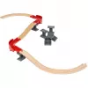World pack de vías Montaña y Valle, tren de madera/rojo, 16 piezas