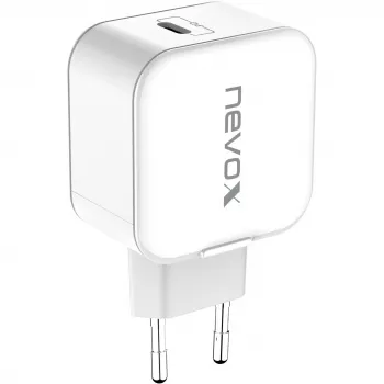 nevox Cargador USB-C PD 20W Blanco Fuente de alimentación