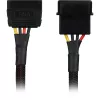 Cable adaptador de alimentación SATA Sharkoon 15 cm — Adaptador para conectores de alimentación SATA