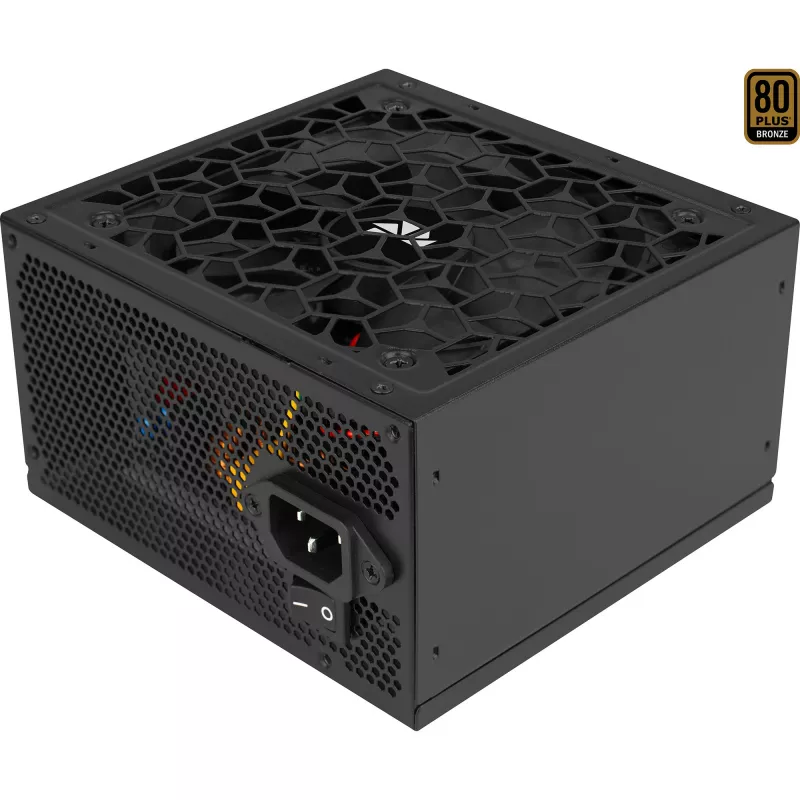 Aerocool AERO BRONZE 750W V2 fuente de alimentación ATX ACPB-AR75AEC.12, 80 PLUS Bronze, PFC activo, negra