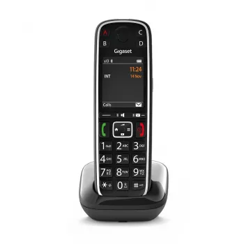 Gigaset E720 Teléfono analógico/DECT con identificador de llamadas negro