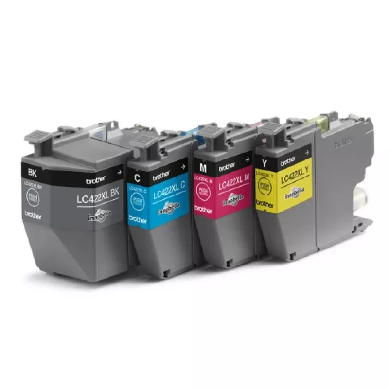 Brother LC422XLVALDR Cartucho de tinta 4 uds. Original Alto (XL) rendimiento Negro, Cian, Magenta, Amarillo