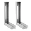 Maclean MC-923 set de 2 soportes para pantallas de proyección, carga máxima 25 kg (para el set), acero