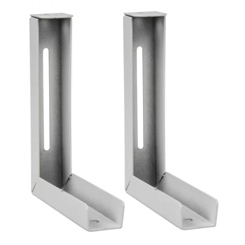 Maclean MC-923 set de 2 soportes para pantallas de proyección, carga máxima 25 kg (para el set), acero