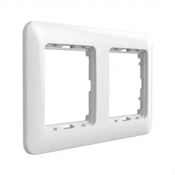 Busch-Jaeger Reflex SI 2512-214 marco de 2 elementos, blanco alpino