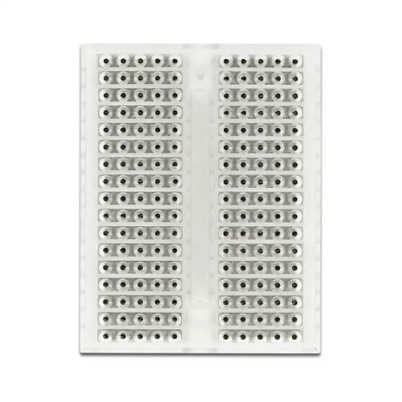 Protoboard DELOCK 18323 — plástico transparente, 36×46×10 mm