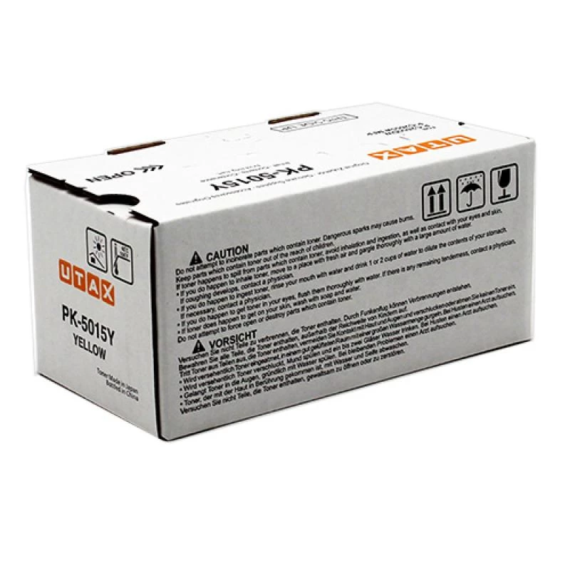 Utax 1T02R7AUT0 PK-5015Y cartucho de tóner para P-C2650DW/P-C2655W, 3000 páginas, amarillo