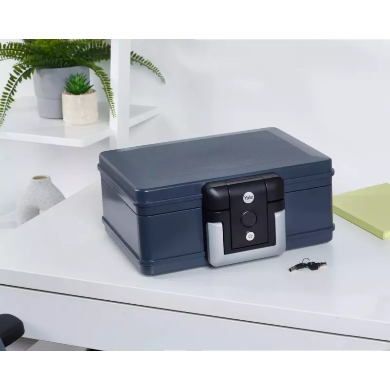 Caja de seguridad ignífuga Yale YFC/154/KB1 5 l plástico gris
