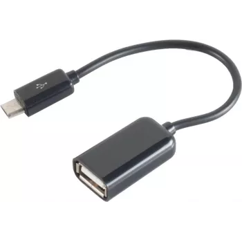 Adaptador USB OTG para smartphone ShiverPeaks 33904 — adaptador OTG para dispositivos móviles