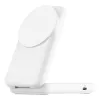 Belkin UltraCharge 25W Qi2 base de carga inalámbrica plegable 2 en 1, blanca (WIZ038KQWH)