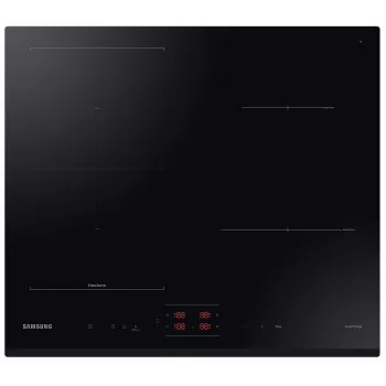 Placa de cocina integrable Samsung NZ64B5045GK/U2, Inducción, 4 zonas de cocción, Flex Zone, SmartThings Cooking, Auto Connectivity, 60 cm, Negro