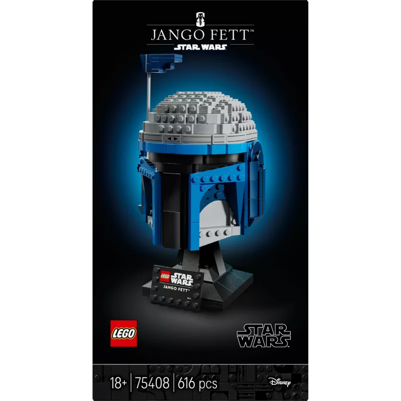 LEGO Star Wars 75408 Casco de Jango Fett, 616 piezas, 18+