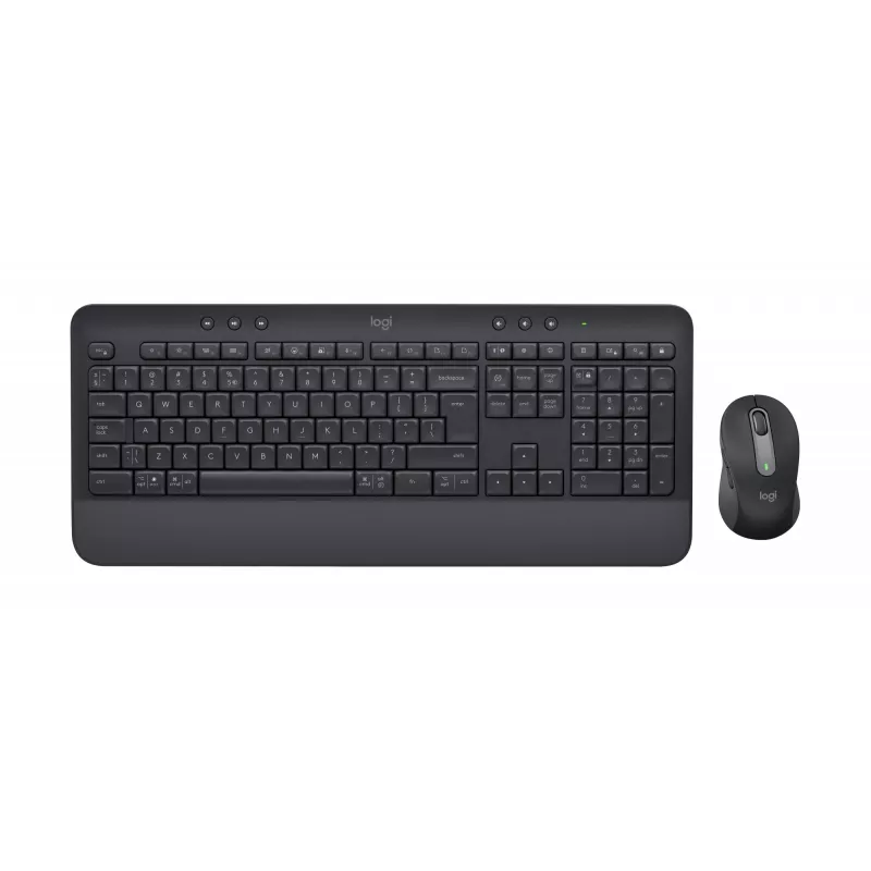 Logitech Signature MK650 for Business - Conjunto teclado y ratón - Inalámbrico - 2,4 GHz, Bluetooth LE - QWERTY - Español - Grafito