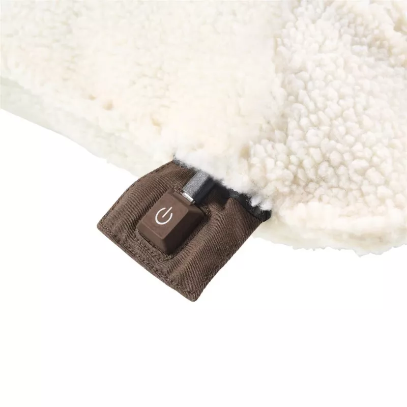Almohadilla eléctrica inalámbrica Tristar BW-4798, funda textil lavable, 10 W, 3 niveles de calor, una persona