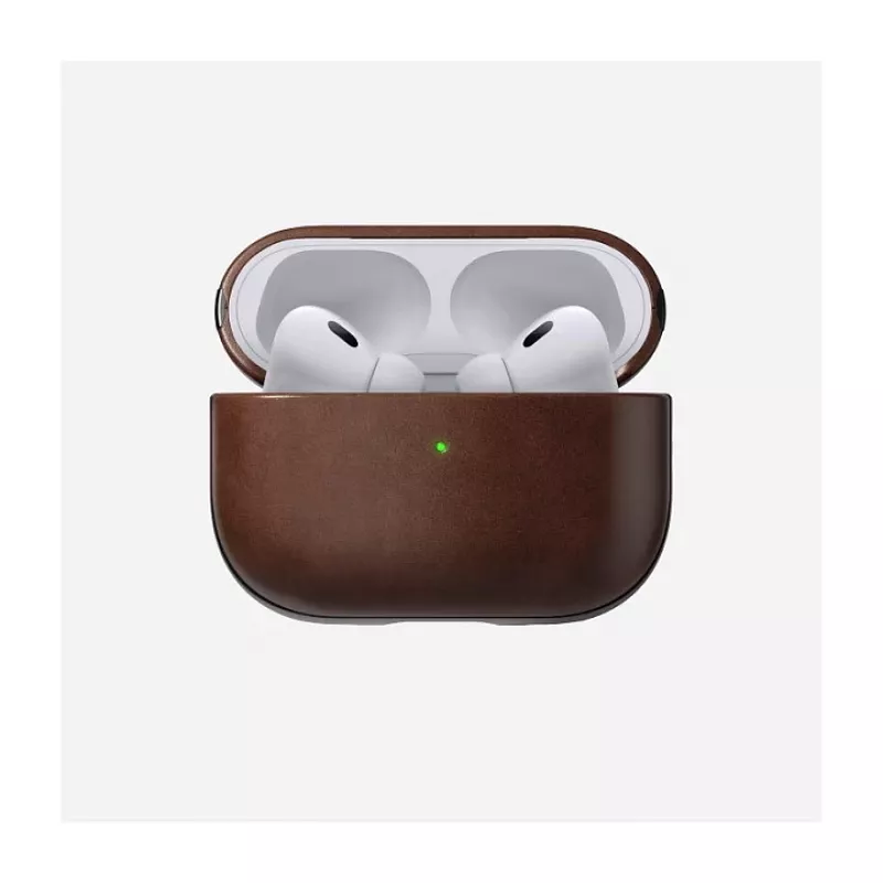 Funda Nomad Modern Leather Case — cuero, microfibra, policarbonato, marrón