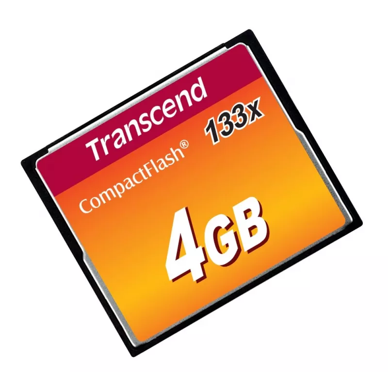 Memoria flash Transcend 4GB CompactFlash 133x TS4GCF133
