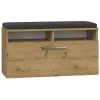 Topeshop RIVA SZAFKA ARTISAN zapatero cerrado roble