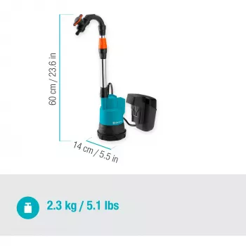 Herramienta de jardín Gardena 14602-66 2000 L negra