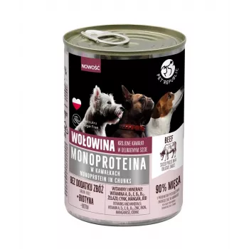 Comida húmeda para perros PetRepublic PET REPUBLIC Monoproteico ternera 400 g